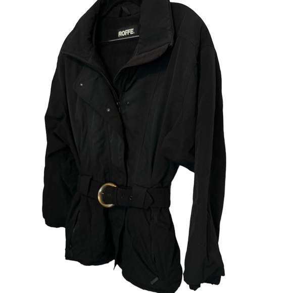 Vintage ROFFE w/ Gold Belt Ski Snowboarding Jacket Coat USA M / 8 - Picture 2 of 15